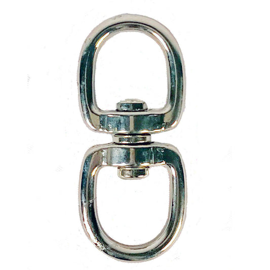 3/4" Eye & Eye Swivels, Zinc Die Cast