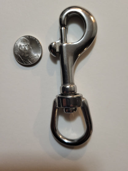 3/4" Stainless steel swivel eye snap