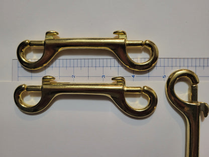 4 3/4" Solid Brass Double Ended Bolt Snap