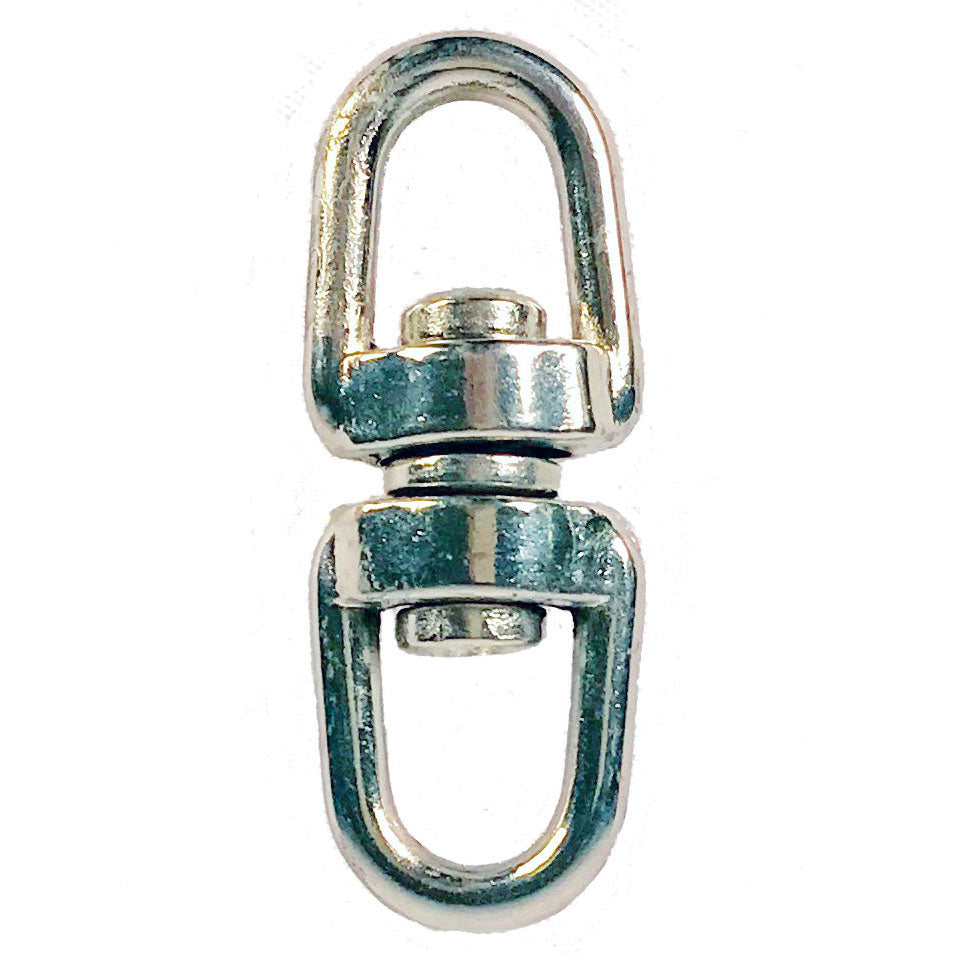 3/8" Eye & Eye Swivels, Zinc Die Cast