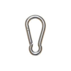 3/8" 316 Stainless Steel Carabiner Clip Snap Hook Spring